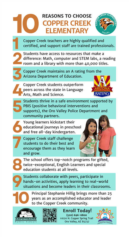 10 Reasons to choose Copper Creek